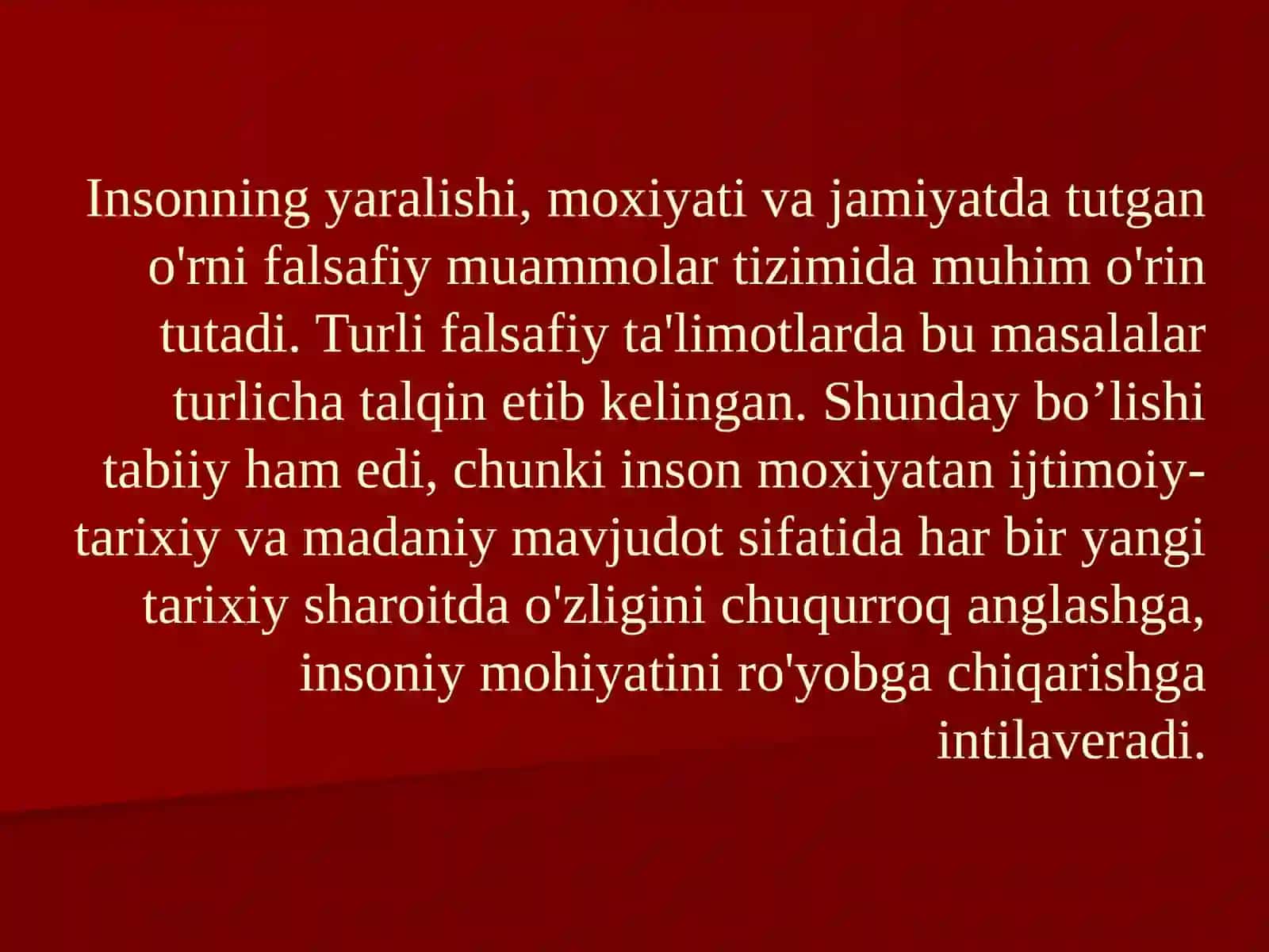 Etnoslar va ularning jamiyatiy o'zgarishlari 2
