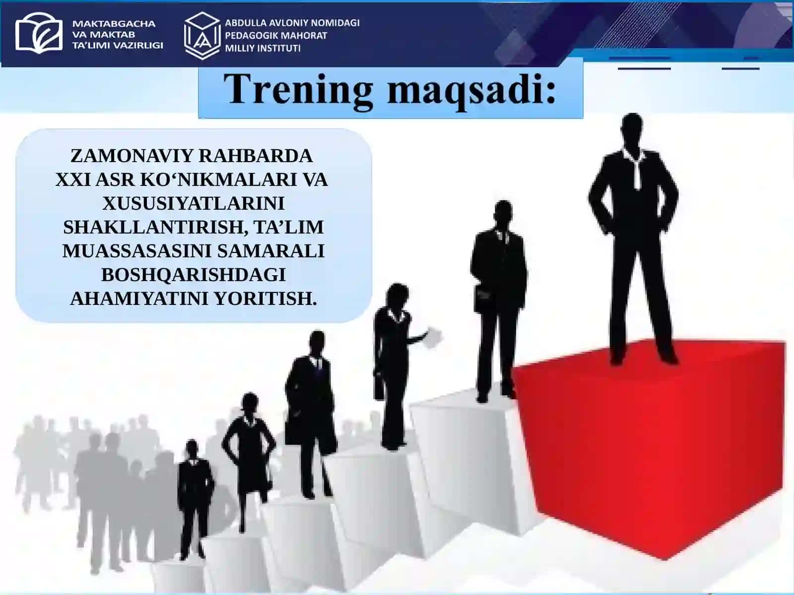 ZAMONAVIY RAHBARDA XXI ASR KO‘NIKMALARI VA XUSUSIYATLARINISHAKLLANTIRISH, TA’LIM MUASSASASINI SAMARALIBOSHQARISHDAGI AHAMIYATINI YORITISH 2