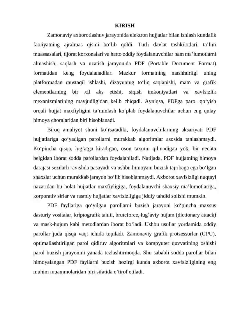 PDF fayllariga qo‘yilgan sodda parollarni buzish 2