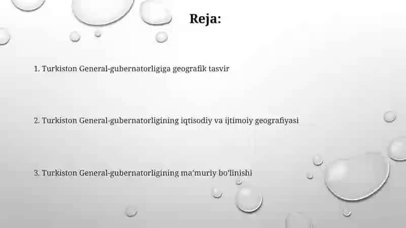 Turkiston general gubernatorligining tarixiy geografiyasi 2
