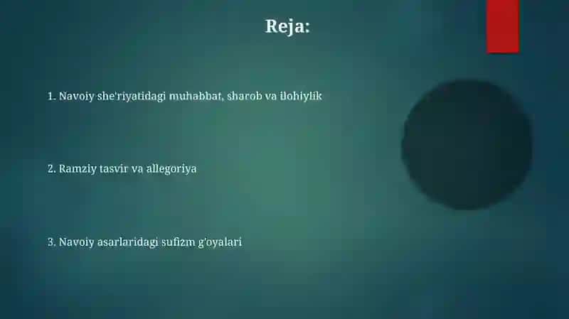 Navoiy sheʼriyatidagi tasavvufiy timsollar 2