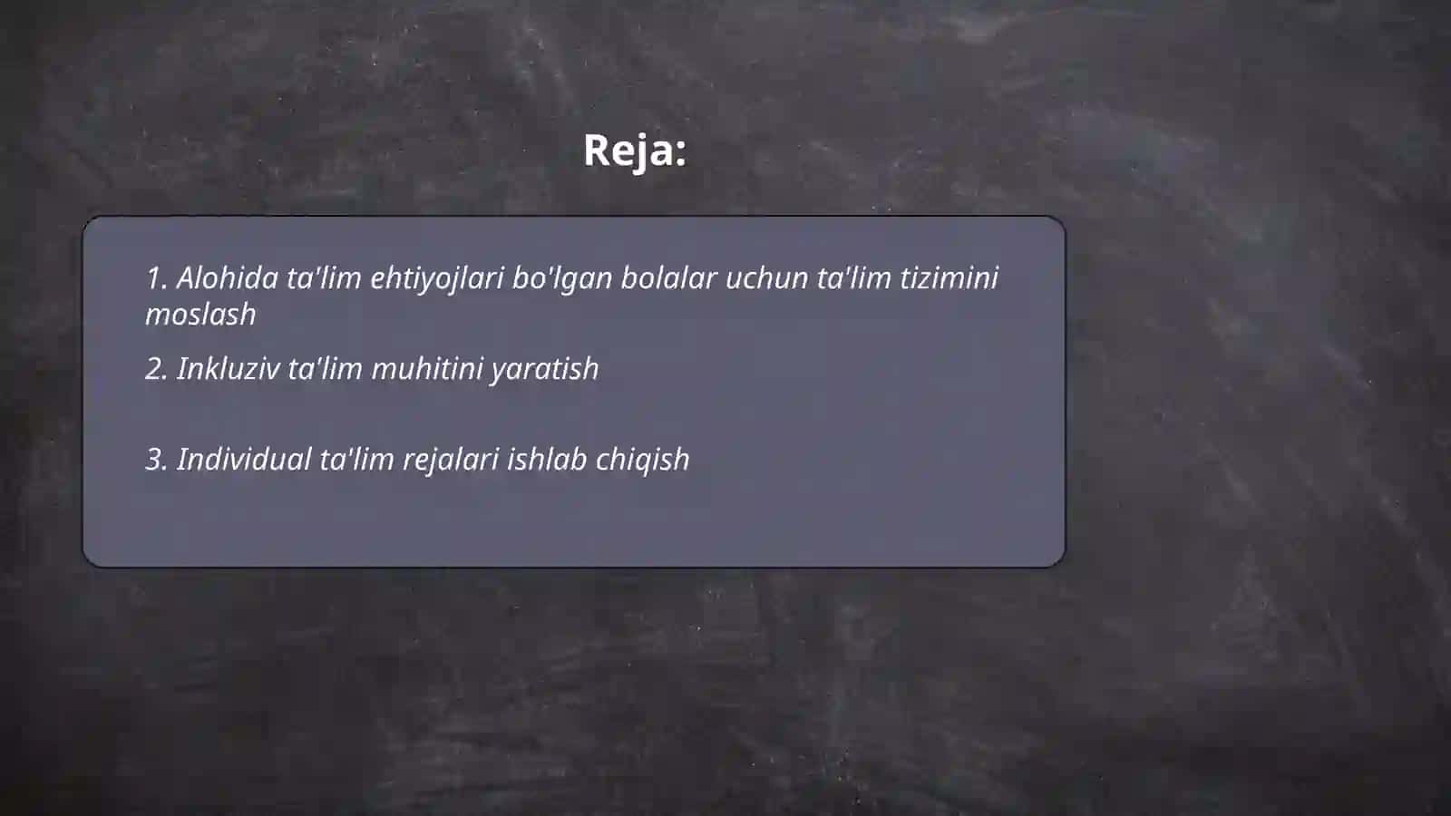 Alohida ta'lim extiyojlari bo'lgan bolalarni o’qitish 2