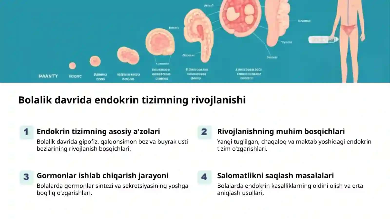 Endokrin tizim: Yosh va kasalliklar 2