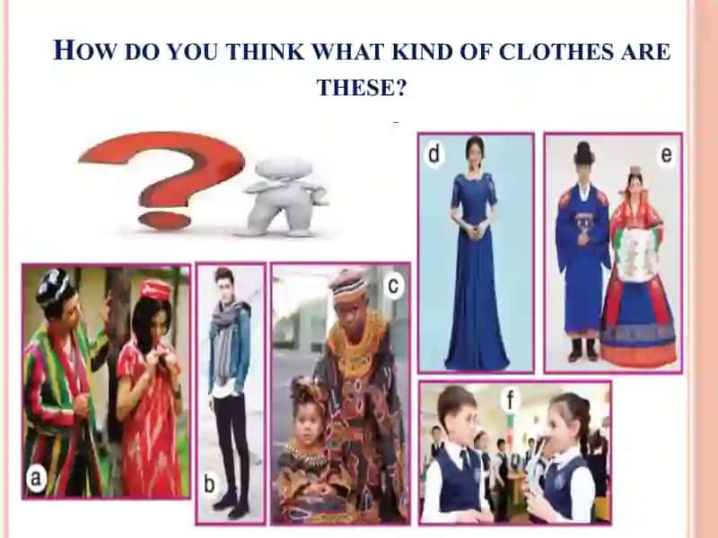 7-sinflar uchun "Clothes" kiyimlar mavzusida taqdimot 2