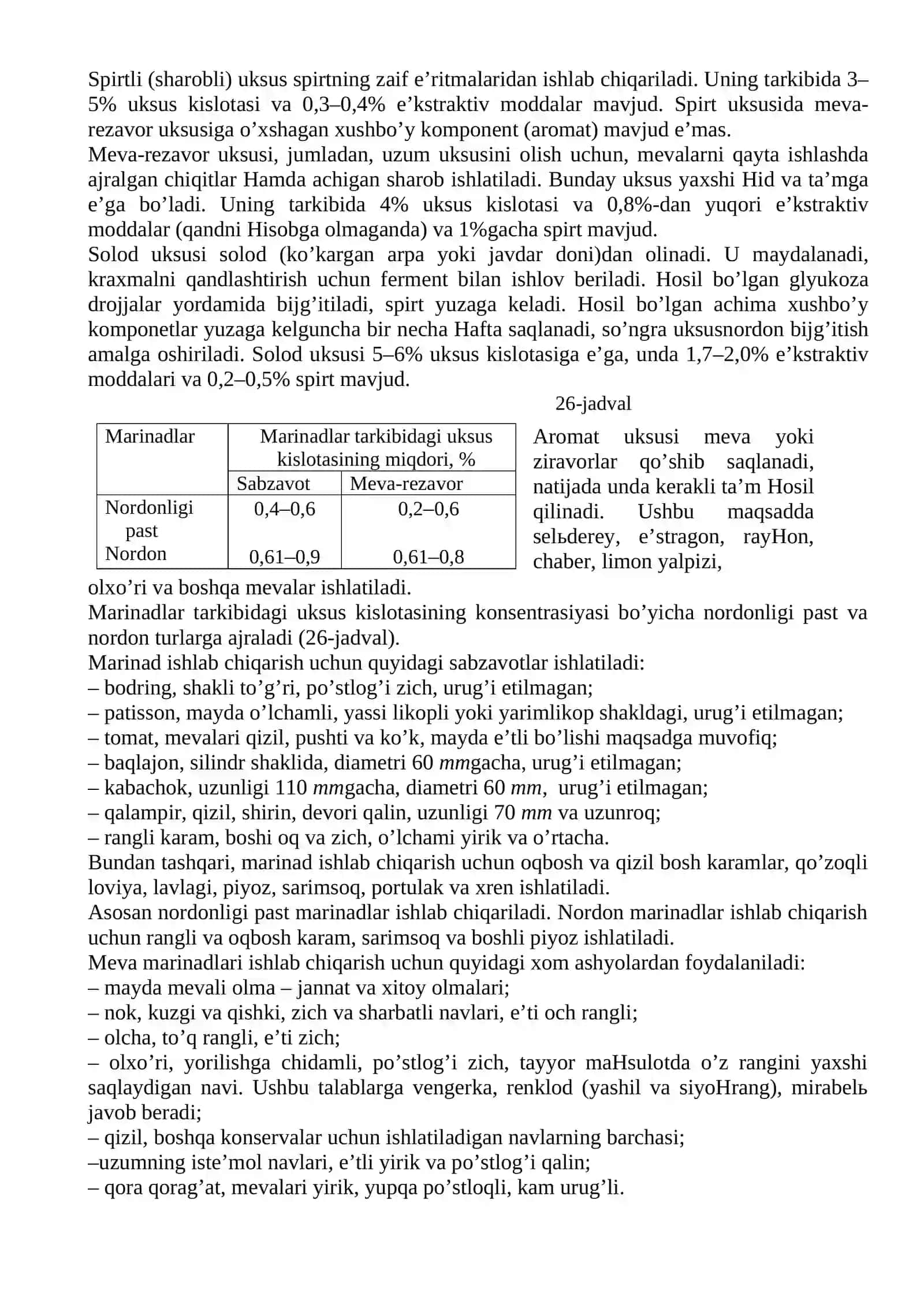 SАBZАVОT VА MЕVА MАRINАDLАRI 2