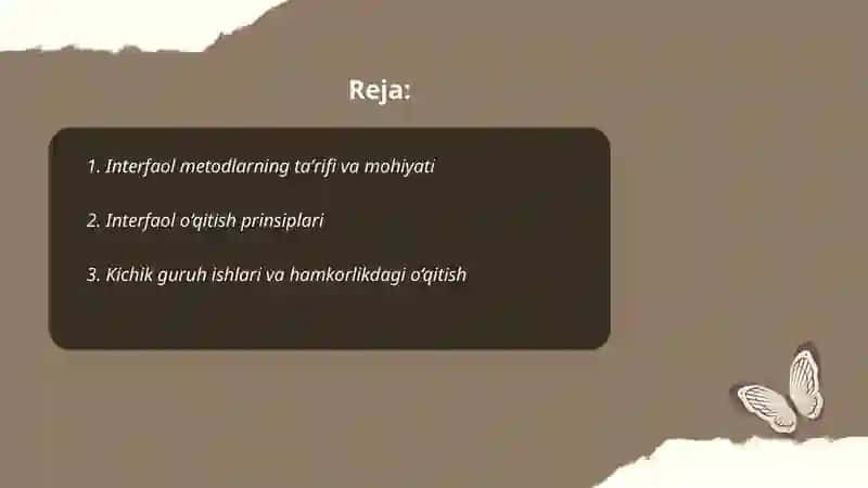 Interfaol metodlar 2