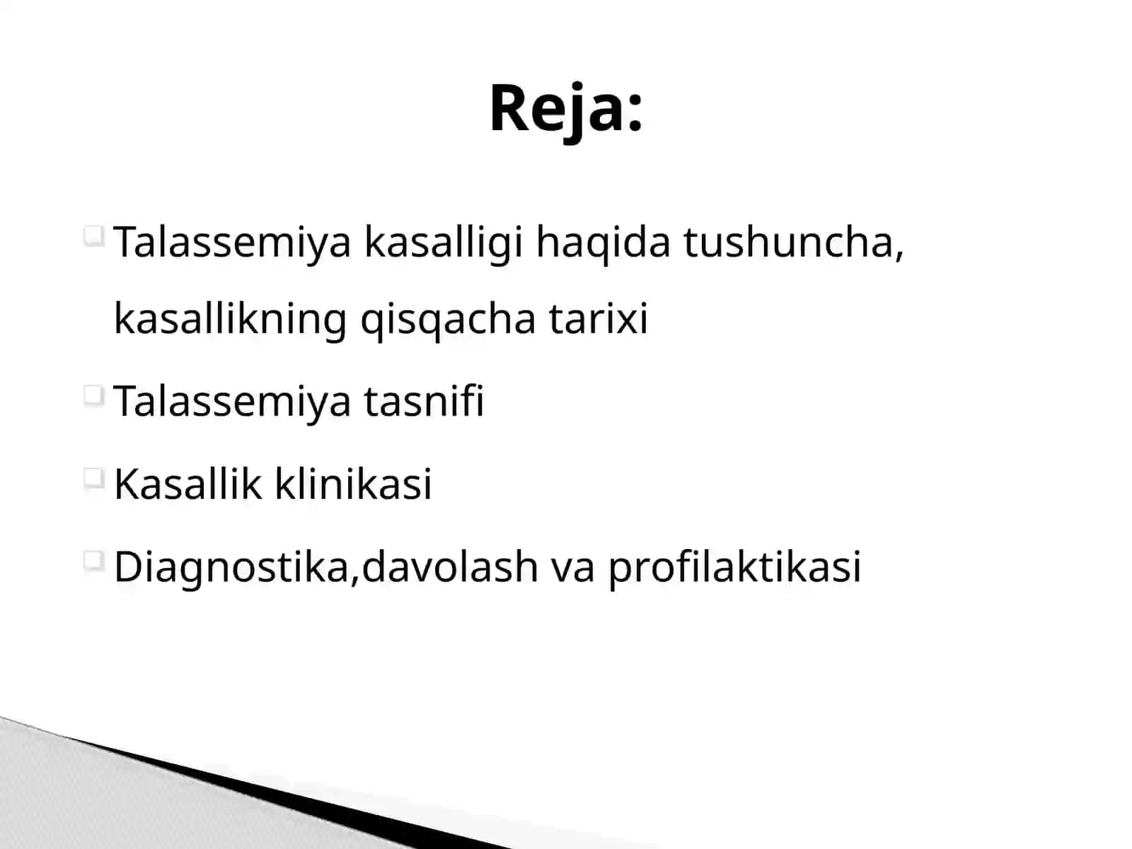 Talassemiya laboratoriya diagnostikasi 2
