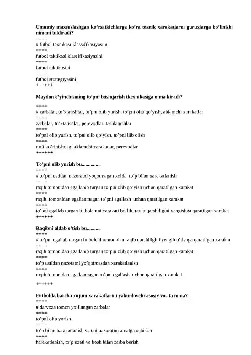 Futbol nazariyasi va uslubiyati kafedrasi 2