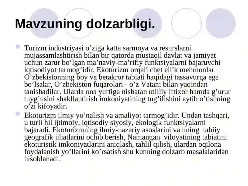 Ekologik turizmning nazariy va metodologik asoslari 2