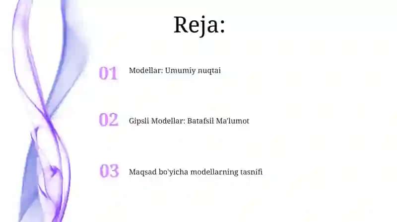 Gipsli modellar 2