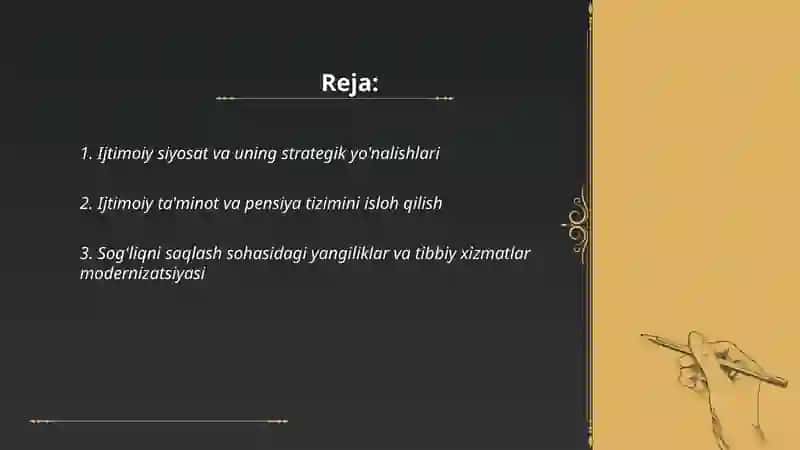 Ijtimoiy sohada o'zgarishlar mazmuni 2