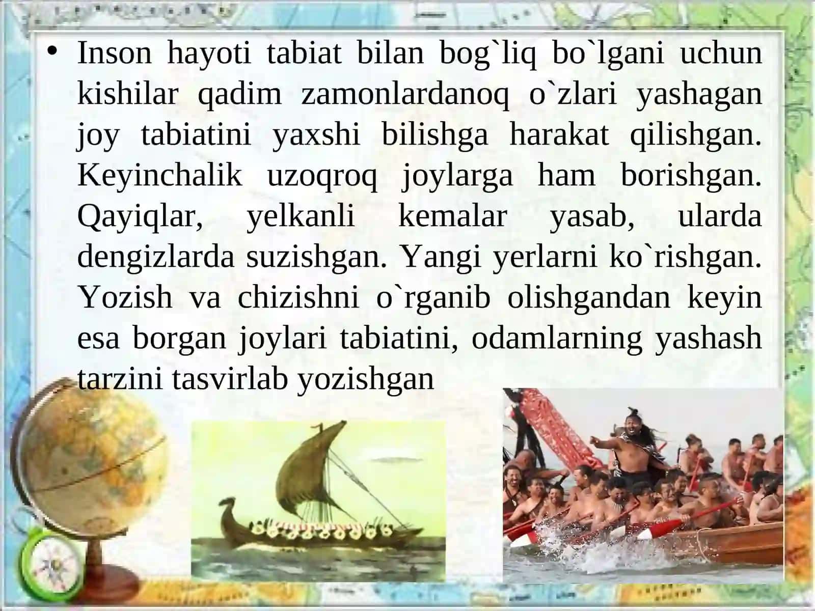 Yerni tasavvur qilish uslubi 2