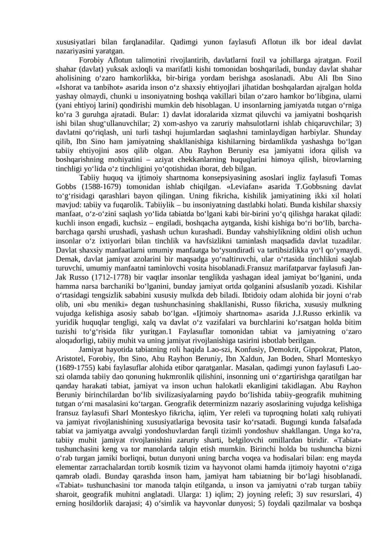 Jamiyat falsafasi 2