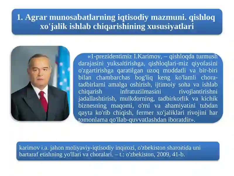 Agrar munosabatlaming iqtisodiy mazmuni 2