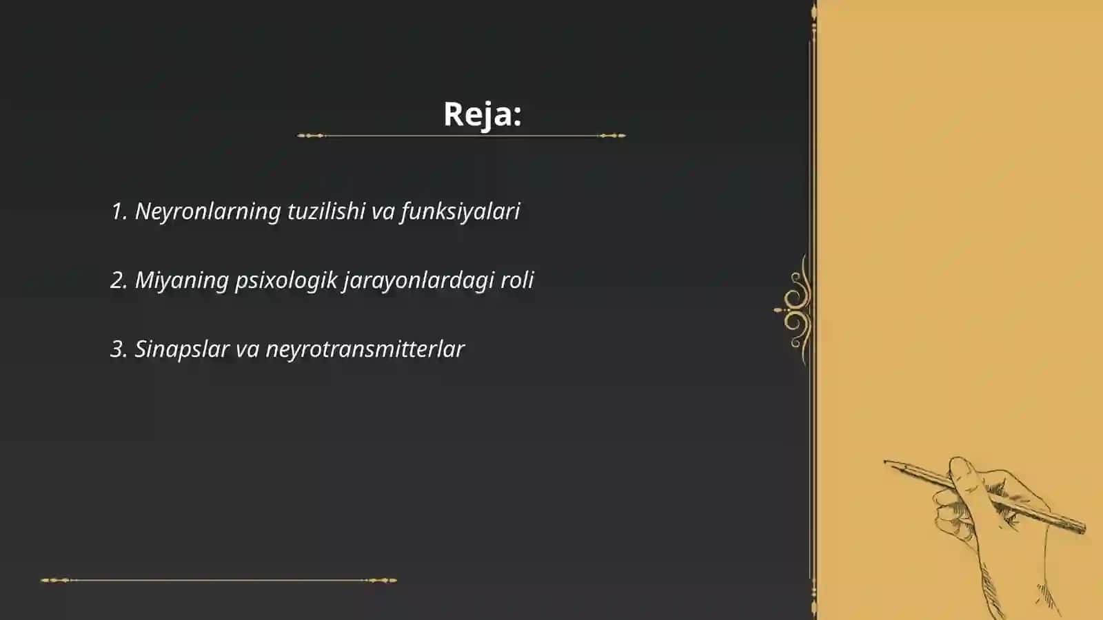 Xulq atvor psixologiyasining nerv-fiziologik asoslari 2