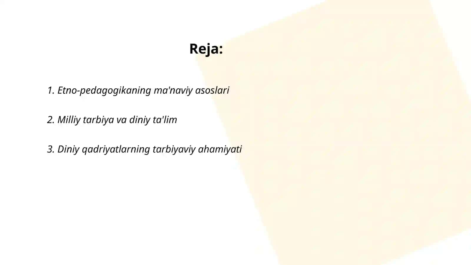 Etnopedagogikada diniy ta'limot 2