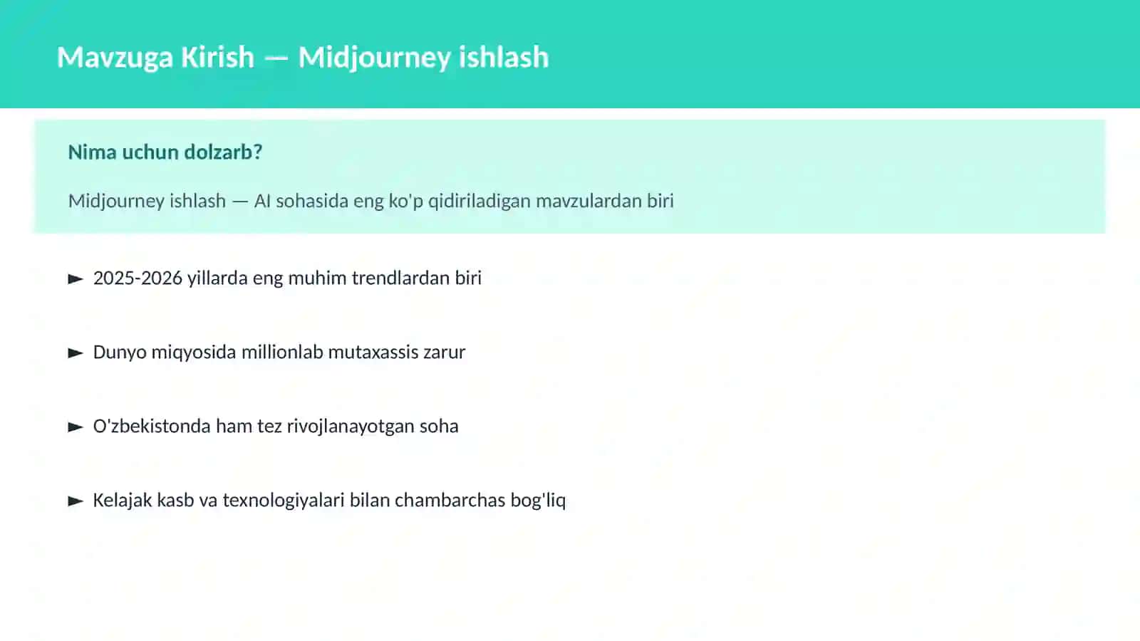 Midjourney ishlash 2