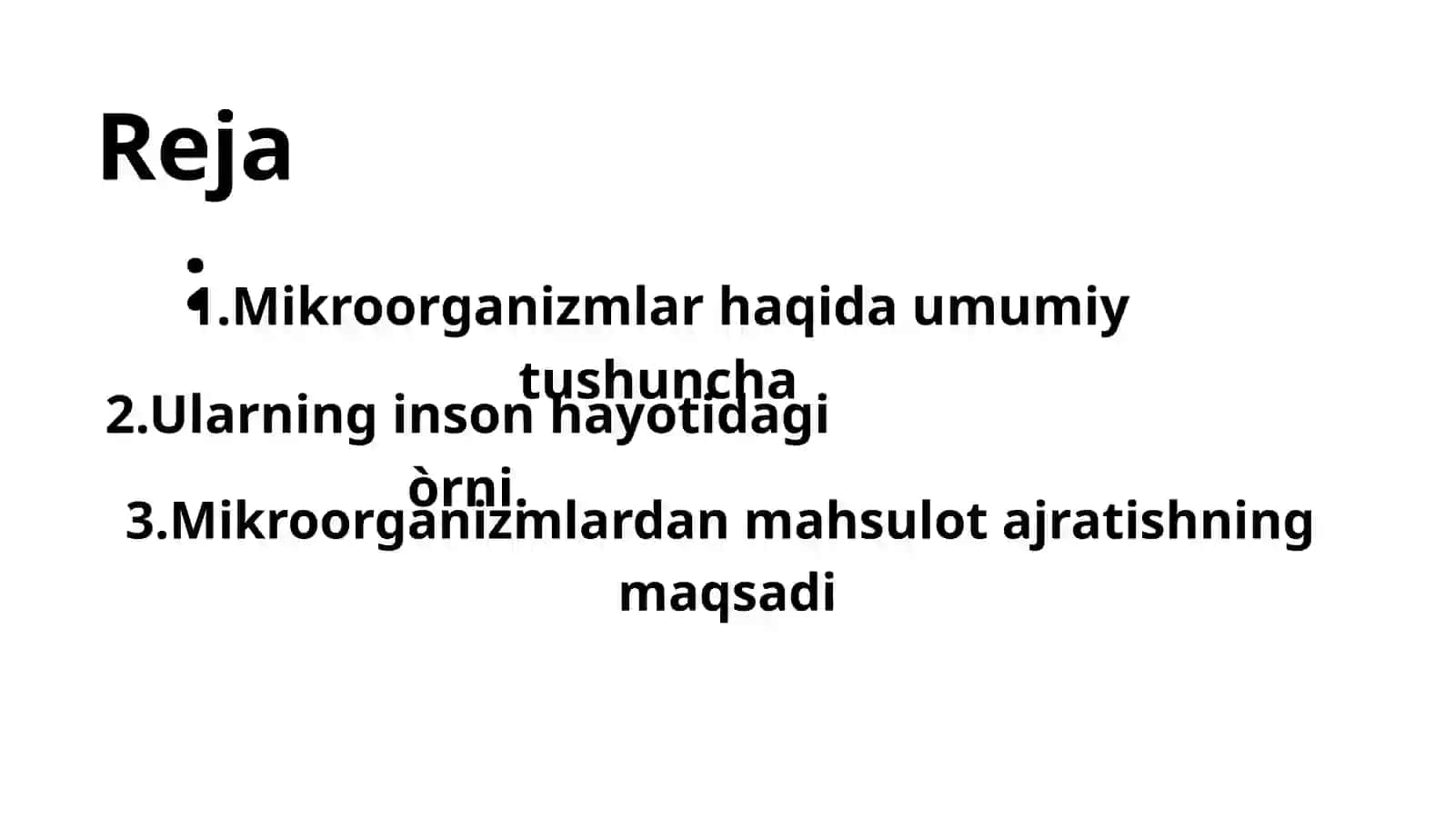 MIKROORGANIZMLARDAN ZARUR MAHSULOTLARNI AJRATISH 2