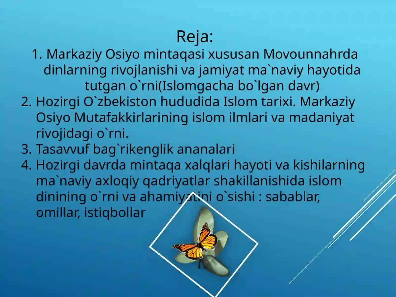 Islom qadriyatlariva ma’rifatining hozirgi davrdagi ahamiyati 2