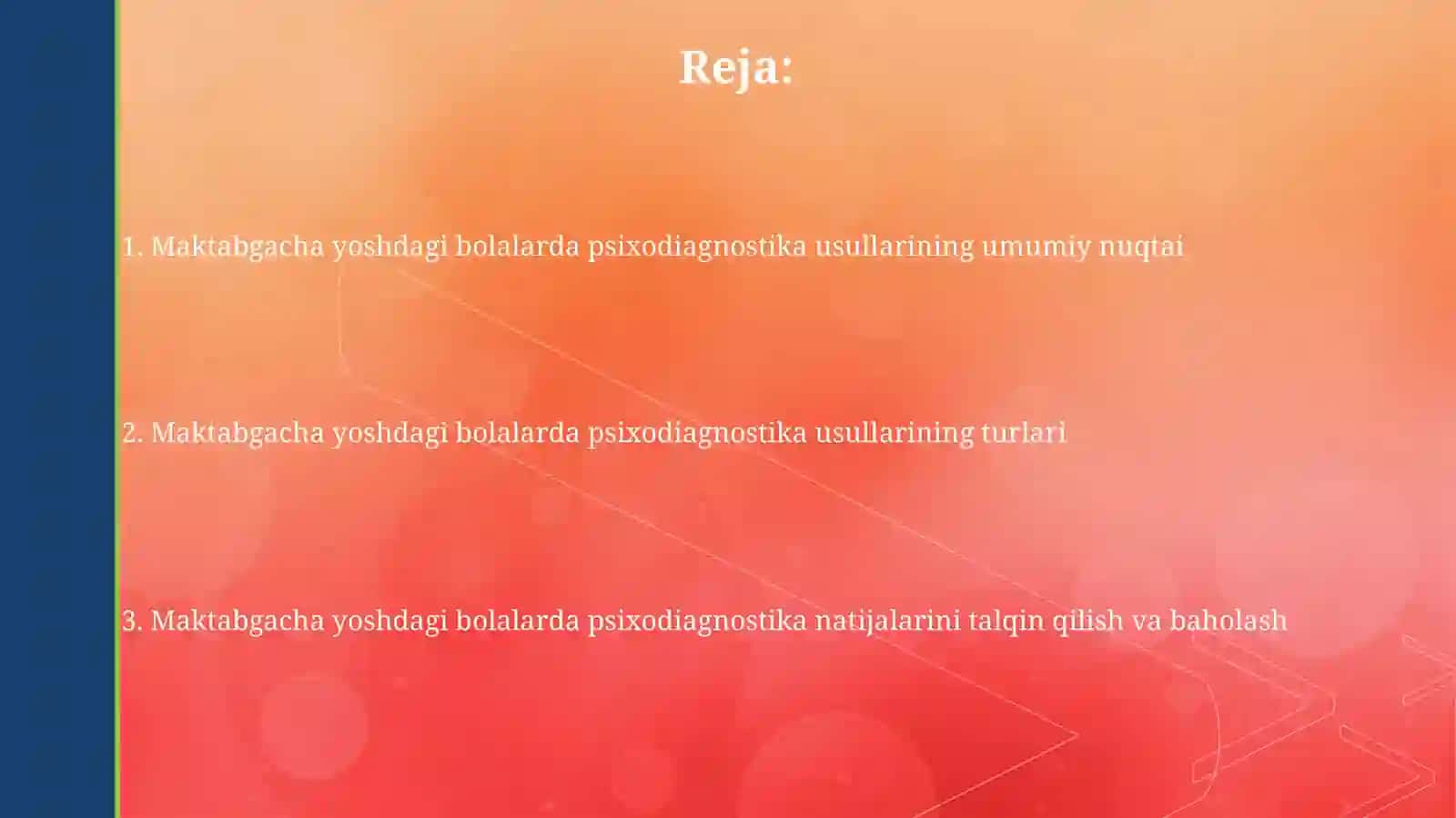 Maktabgacha bolalarda psixodiagnostika usullari 2