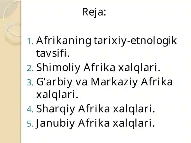 AFRIKA XALQLARI 2