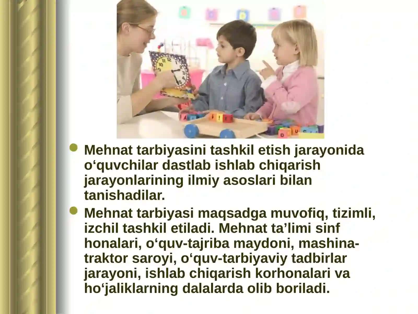 Mehnattarbiyasiningsamaralimetodlari,sog‘lomturmushtarzinitarg‘ibqilishdamehnattarbiyavajismoniytarbiyaningahamiyati 2