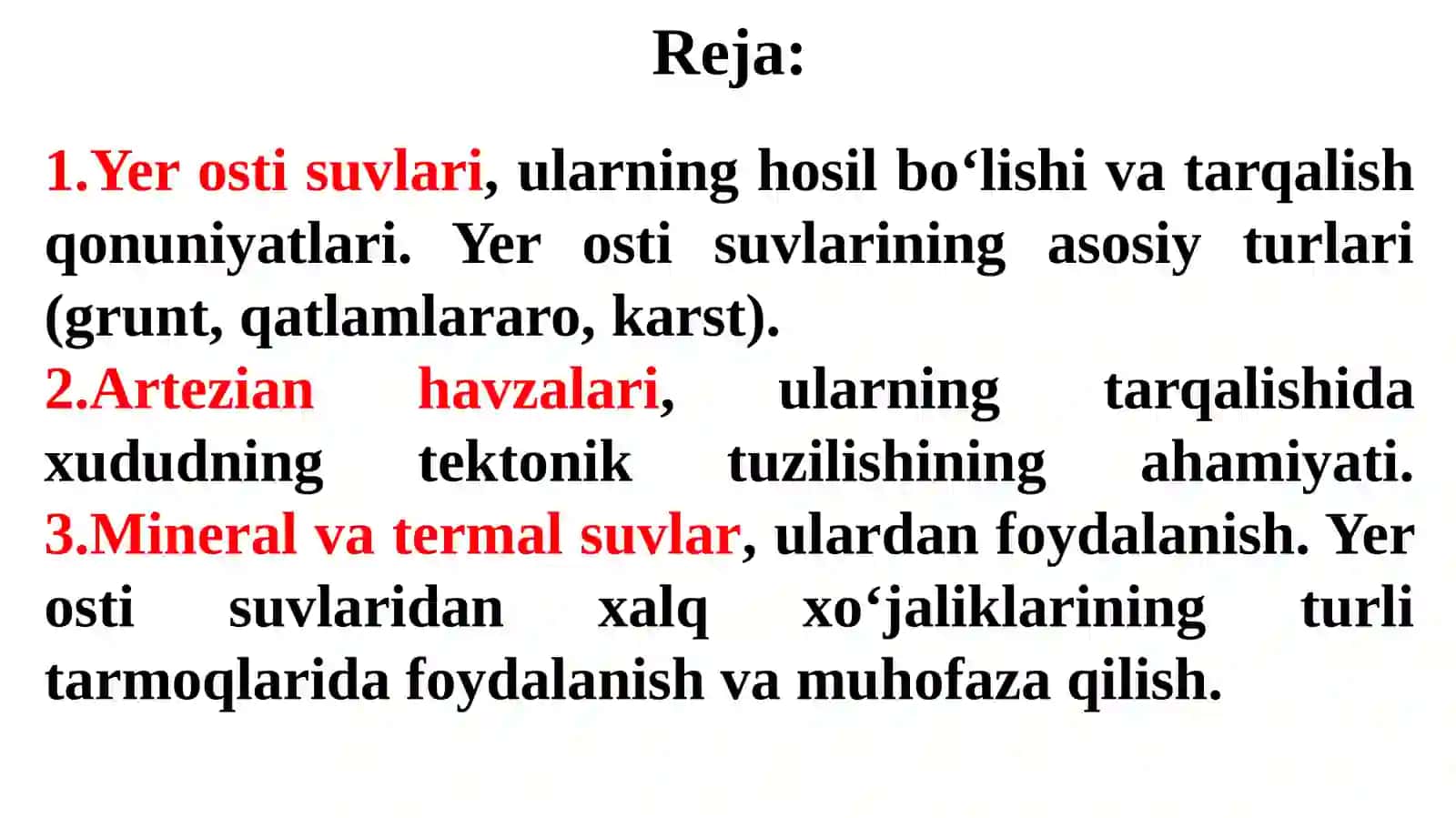 O’rta Osiyoning yerosti suvlari 2