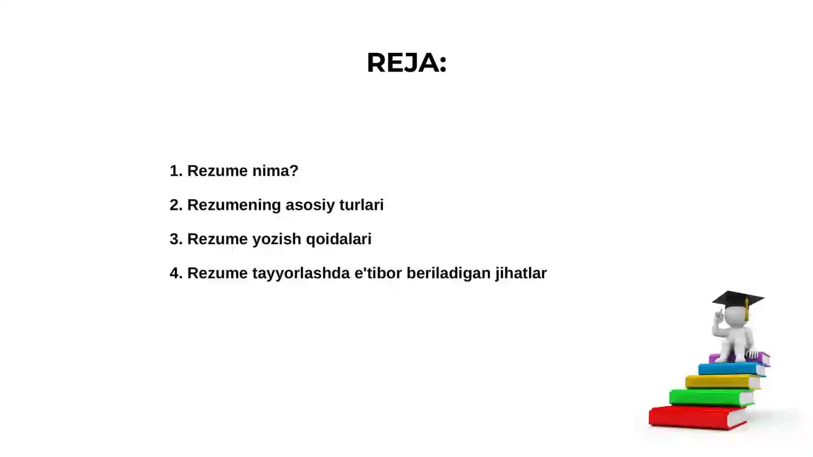 Rezume va uning turlari 2