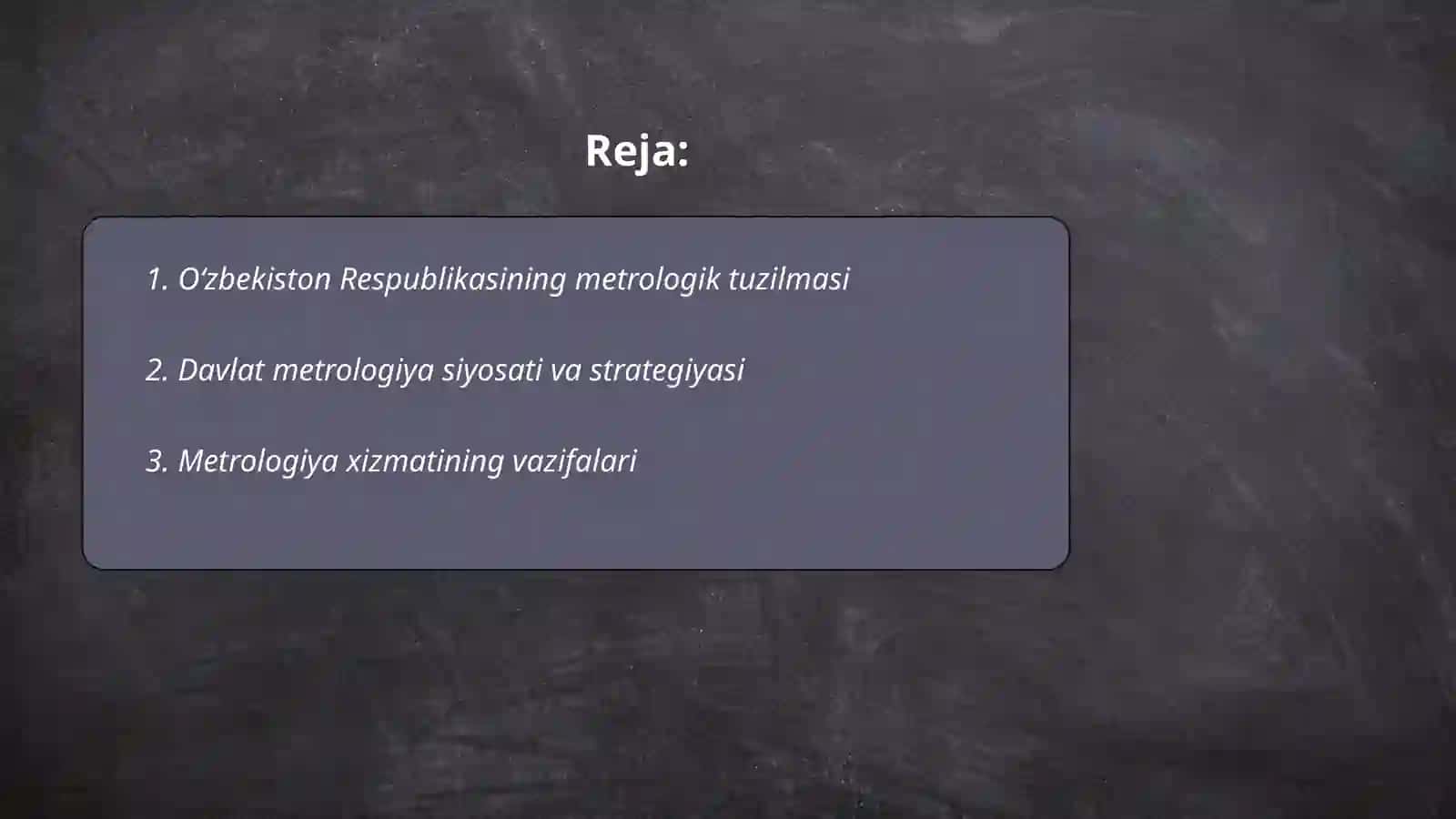 Oʻzbekiston Respublikasi davlat metrologik xizmati 2
