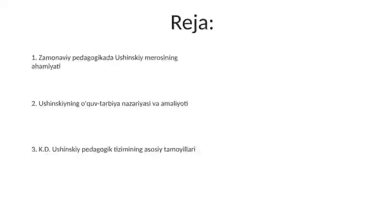 K.D.Ushinskiy pedagogik tizimi 2