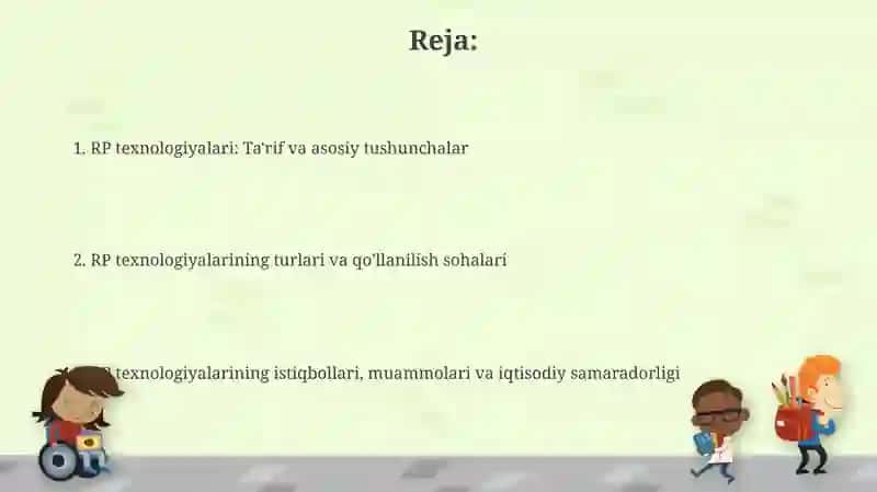 RP (rapid prototype-tezkorprototiplash) texnalogiyasi 2
