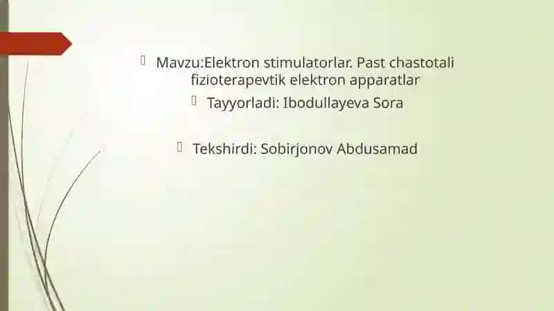 Past chastotali fizioterapevtik elektron apparatlar 2