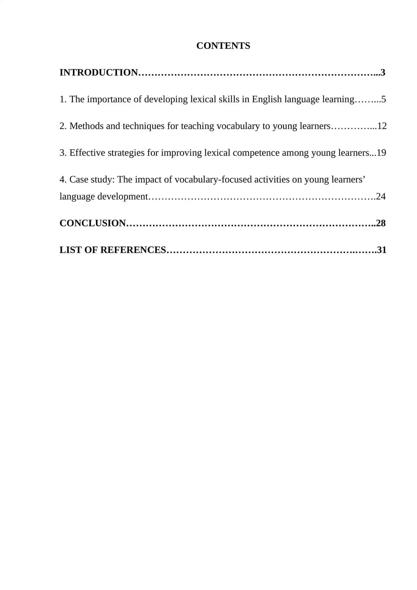 Theme: Developing lexical skills of the young leamers 2