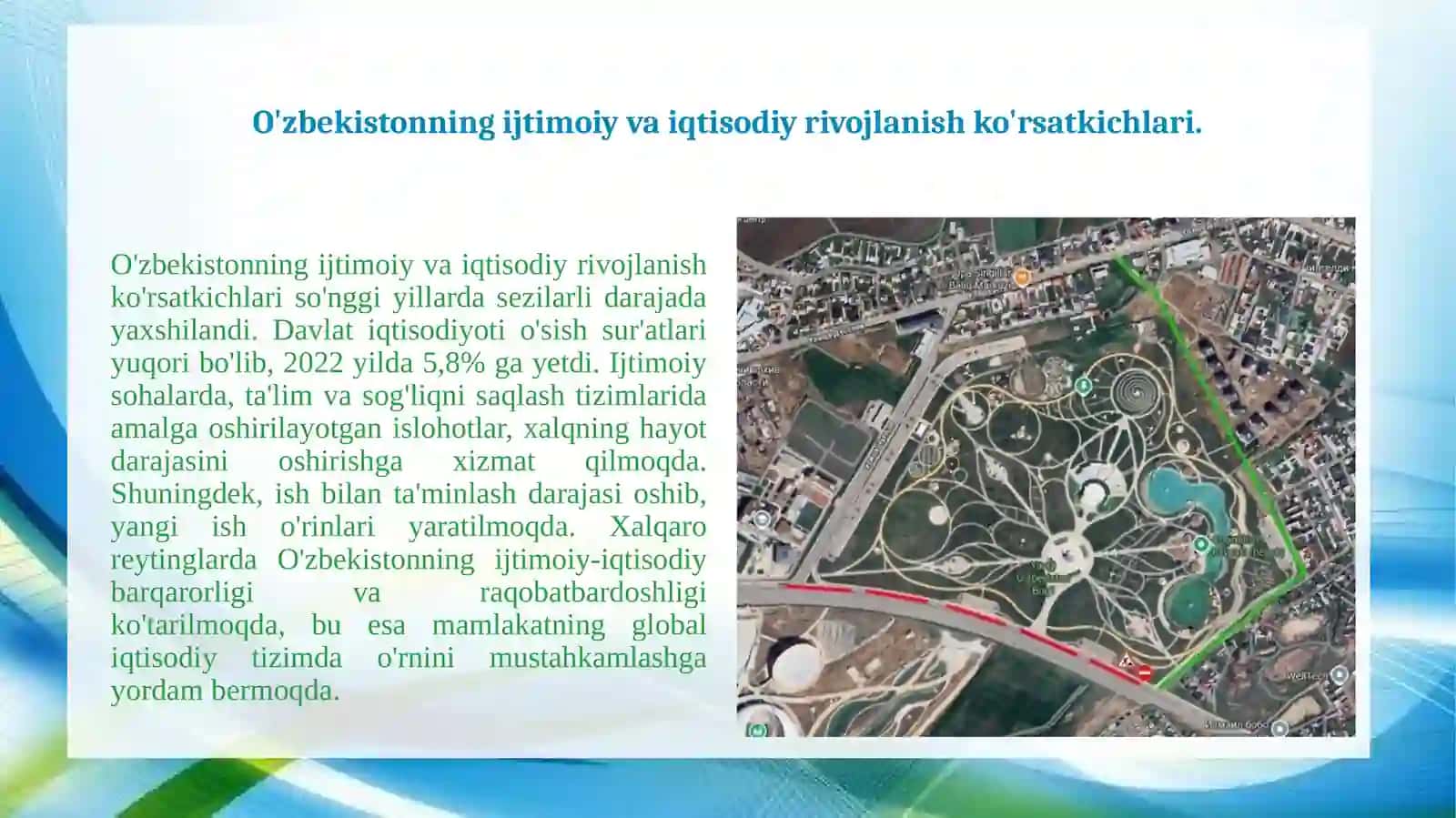 Yangi O'zbekiston ijtimoiy-siyosiy iqtisodiy va madaniy hayotida ro'y berayotgan o'zgarishlarning xalqaro reyting va indekislarda aks etishi 2