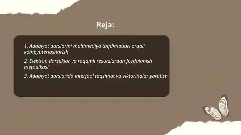 Adabiyot oʻqitishda darslarni kompyuterlashtirish 2