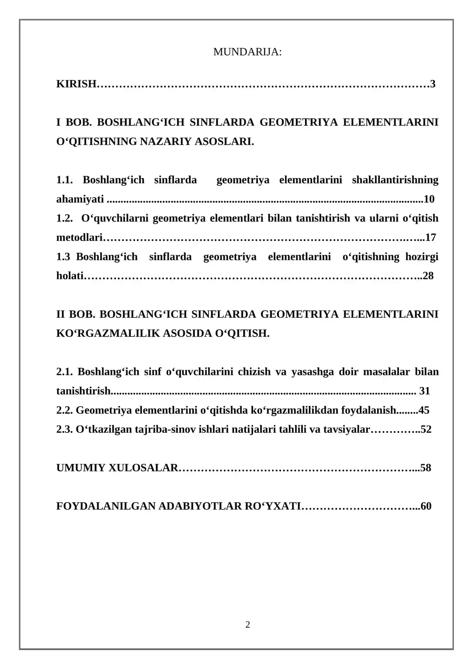 4-Sinfda geometriya elementlarini o‘qitish usullari 2