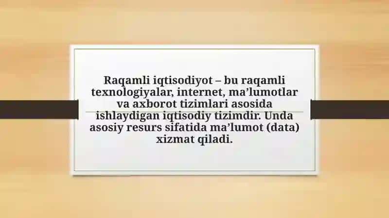 Raqamli iqtisodiyotdagi kognitiv texnologiyalar 2