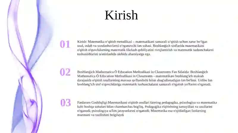 Boshlanģich Sinflarda Matematika Òqitish Metodikasi 2