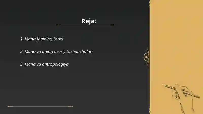 Mana fanining tarixi 2