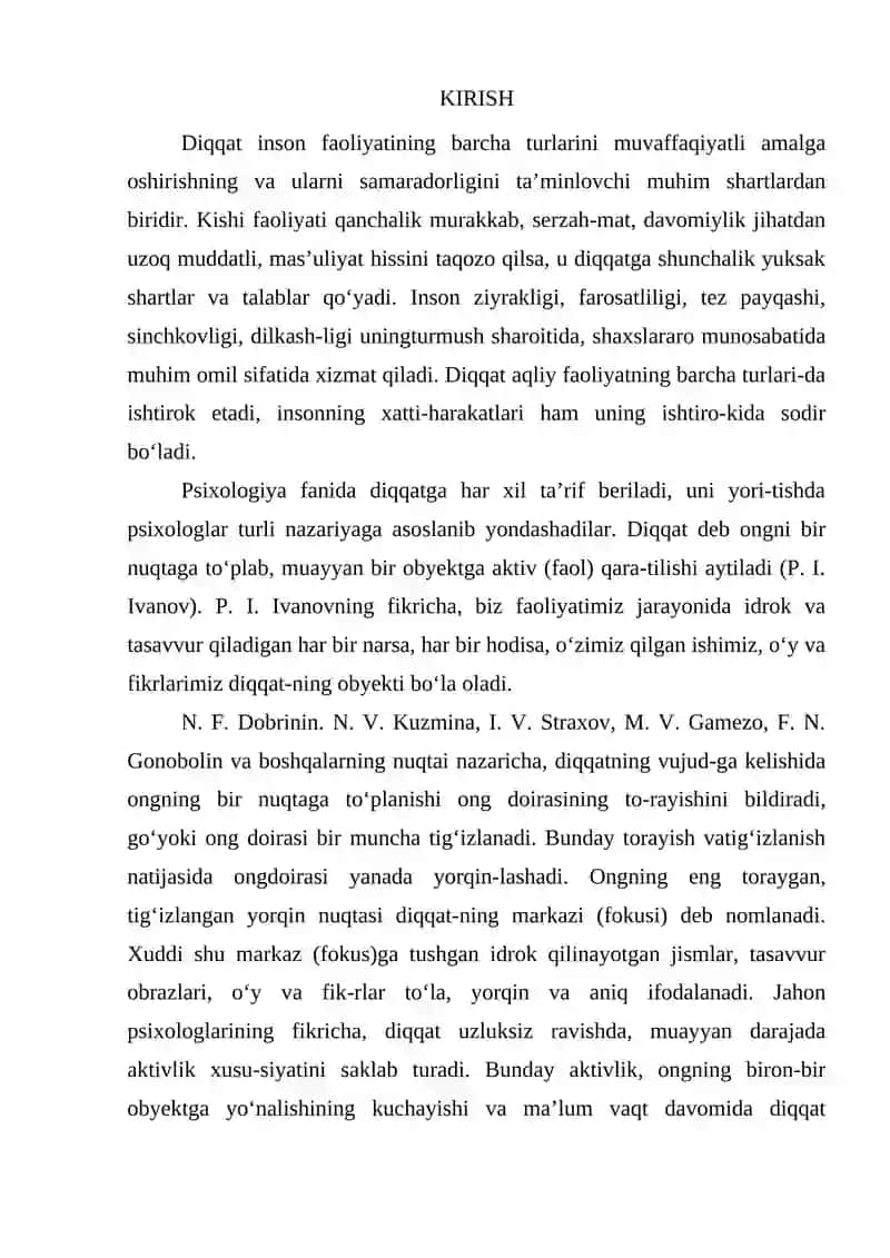 Diqqat haqida 2