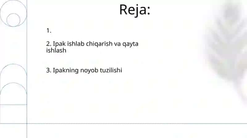 Ipakning noyob tuzilishi 2