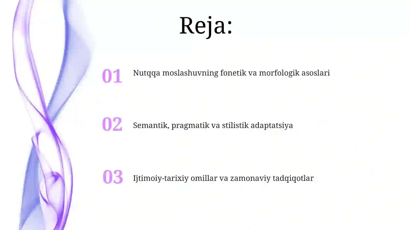 Leksemalarning nutq koʻrinishiga xoslanishi 2