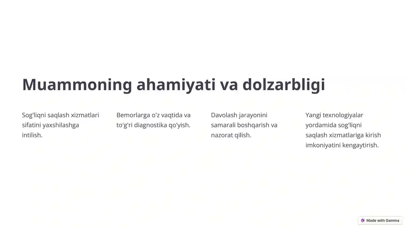 Axborot kommunikatsiyasi texnologiyalari tibbiyot sohasida 2