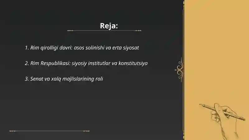 Qadimgi Rim madaniyati tarixi 2