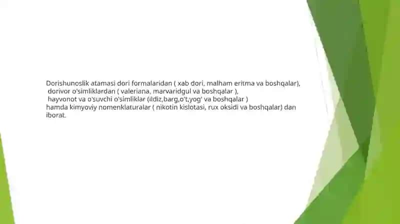 Farmatsevtika tamashunoslik 2