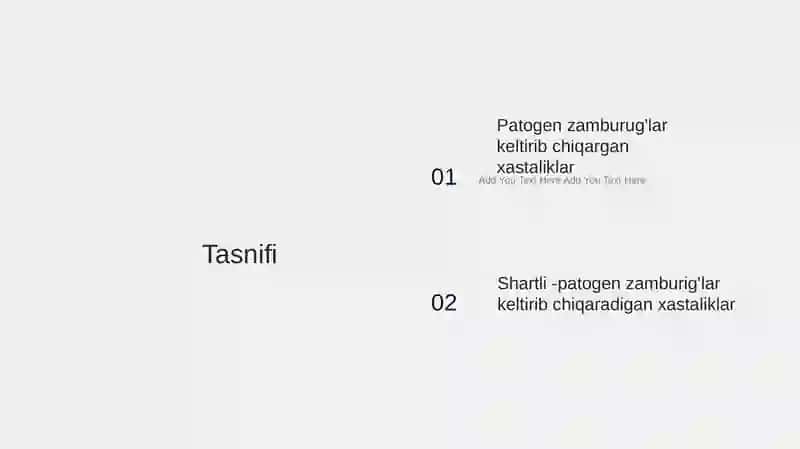 Zamburug'larga qarshi dorilarni vositalari 2