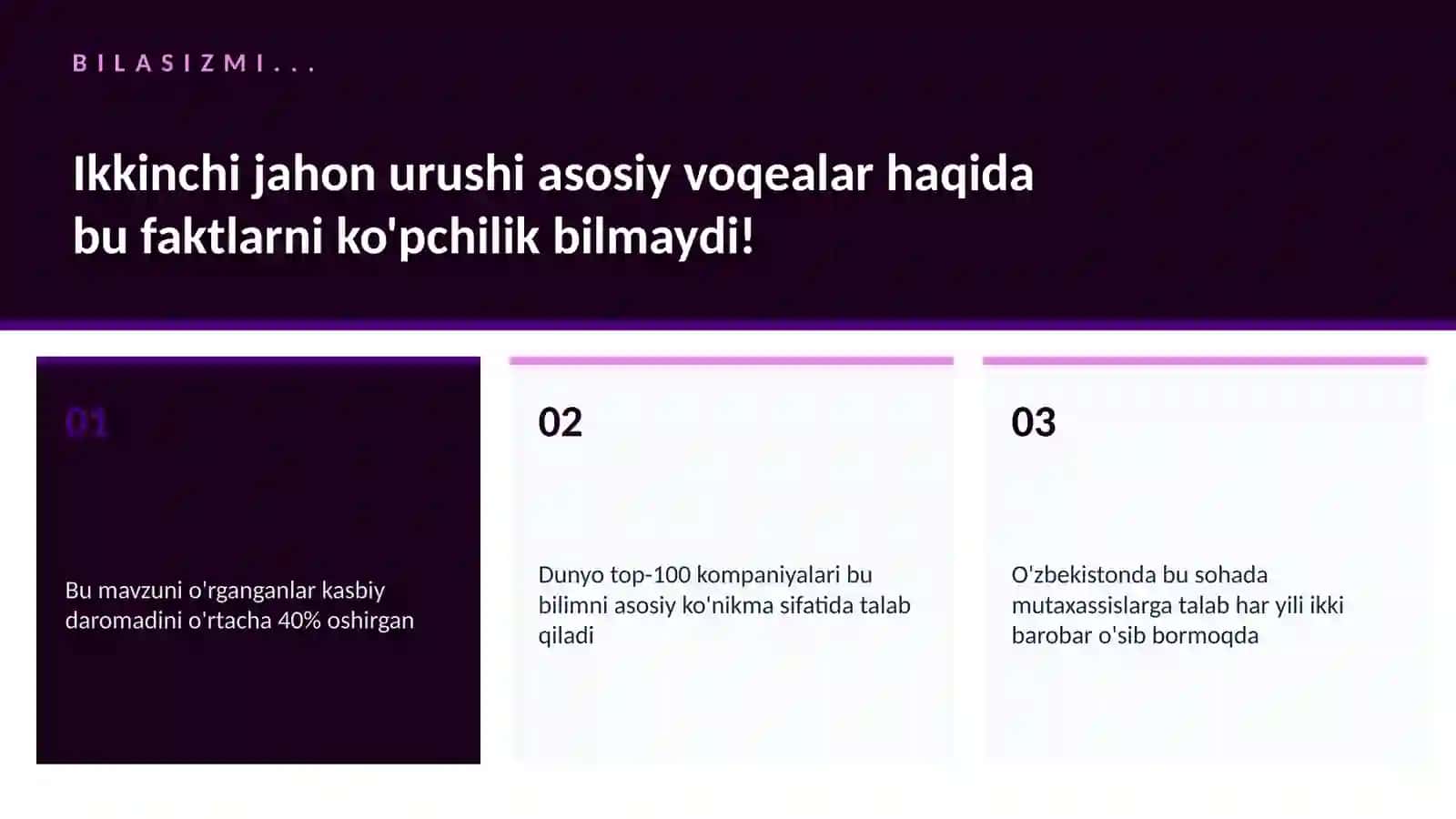 Ikkinchi jahon urushi asosiy voqealar 2