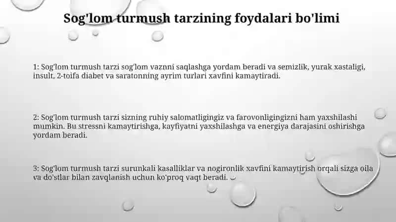 Aholi Orasidagi Sog'Lom Turmush Tarzini Targ'Ib Qilish 2