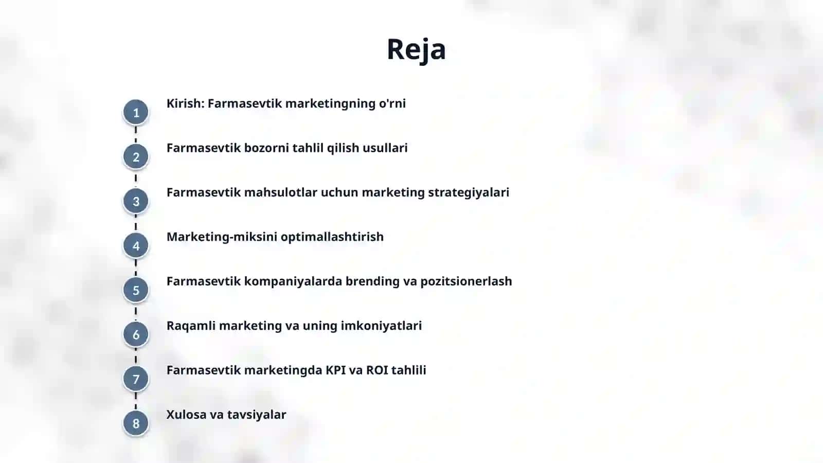 Farmasevtik korxonalarida marketing tizimini tashkil etish 2