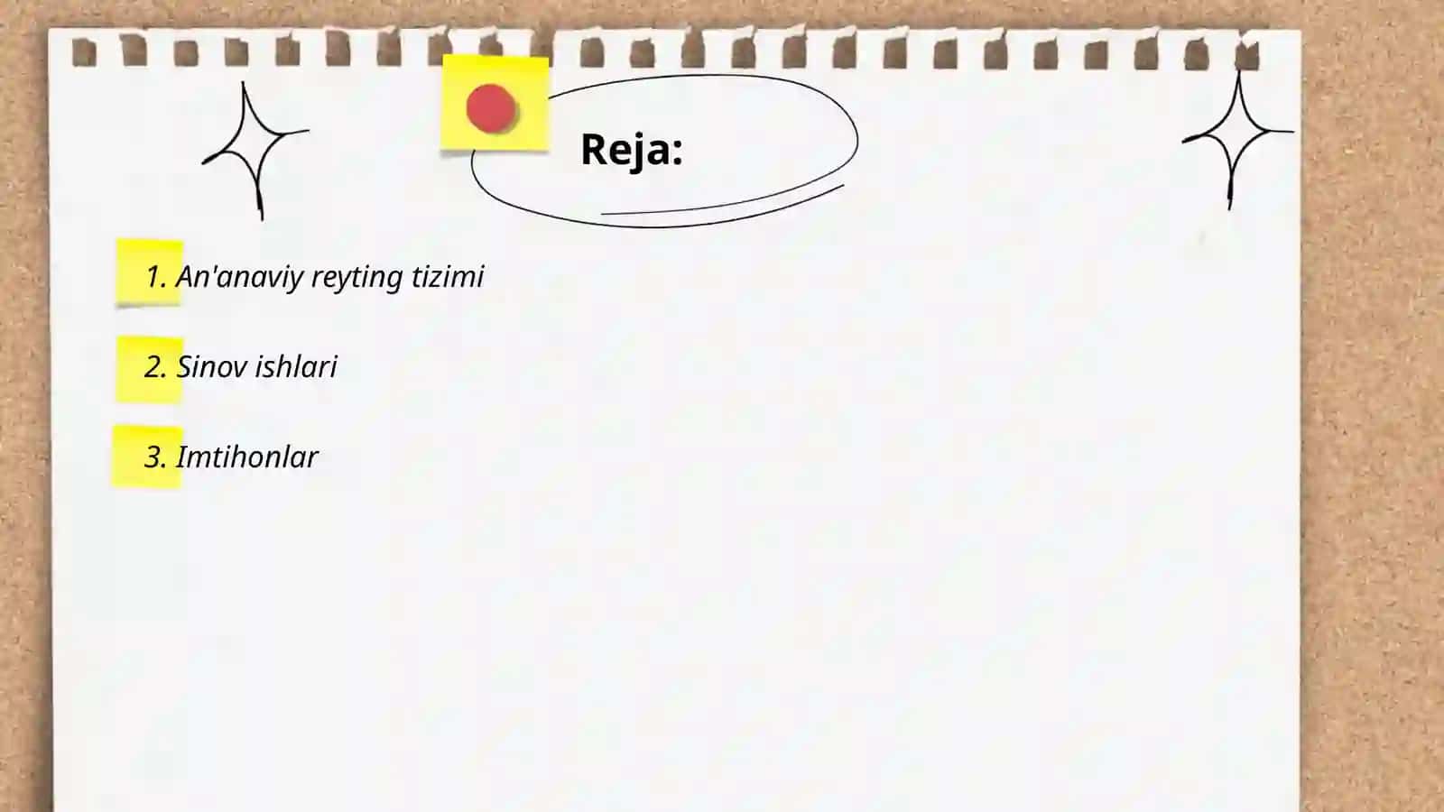 An'anaviy reyting tizimi 2